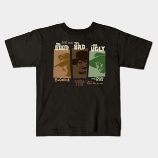 The good, the bad and the ugly - Spaghetti Western by Sergio Leone Kids T-Shirt